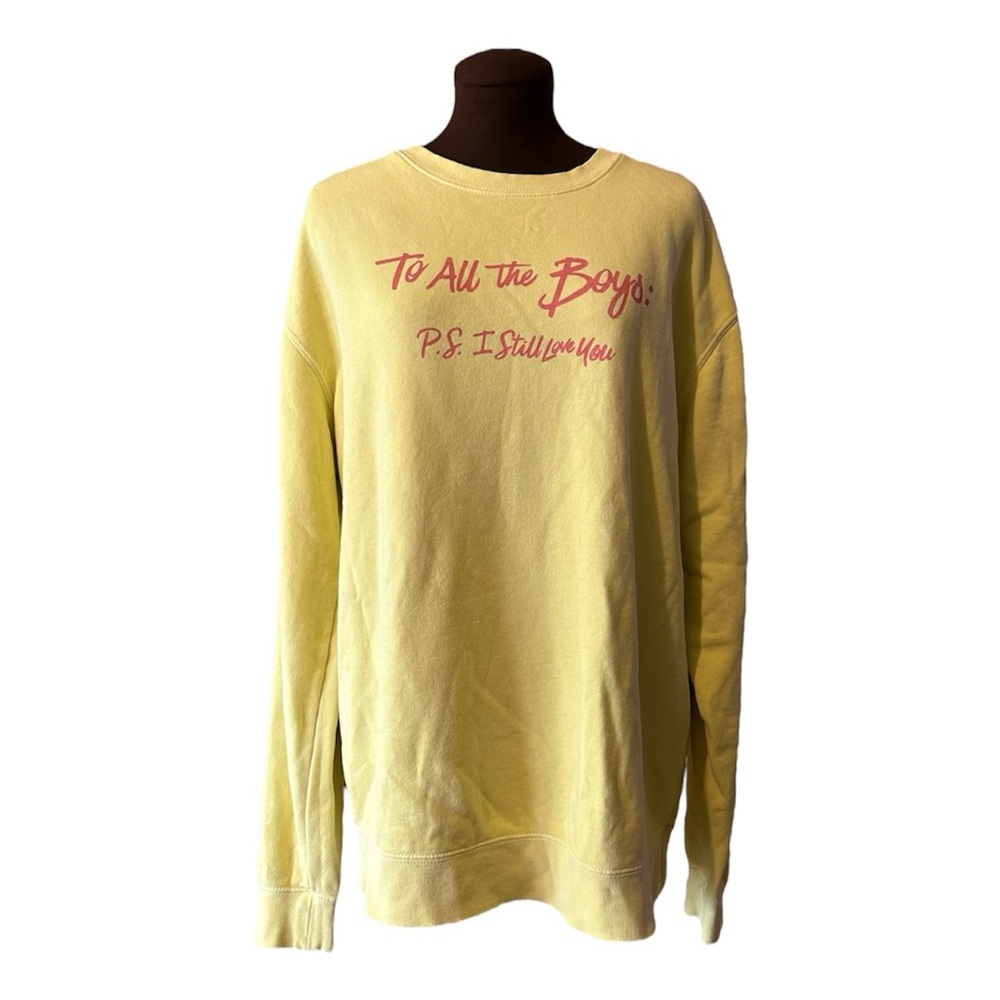 Yellow Graphic Sweatshirt